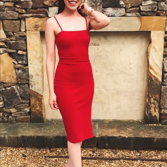 Lulus | Dresses | Lulus Body On Red Dress | Poshmark